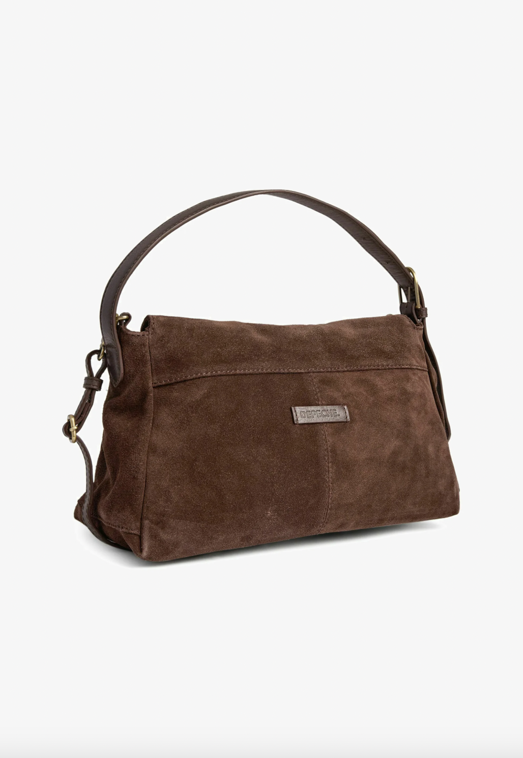 Handtasche Wildleder choko