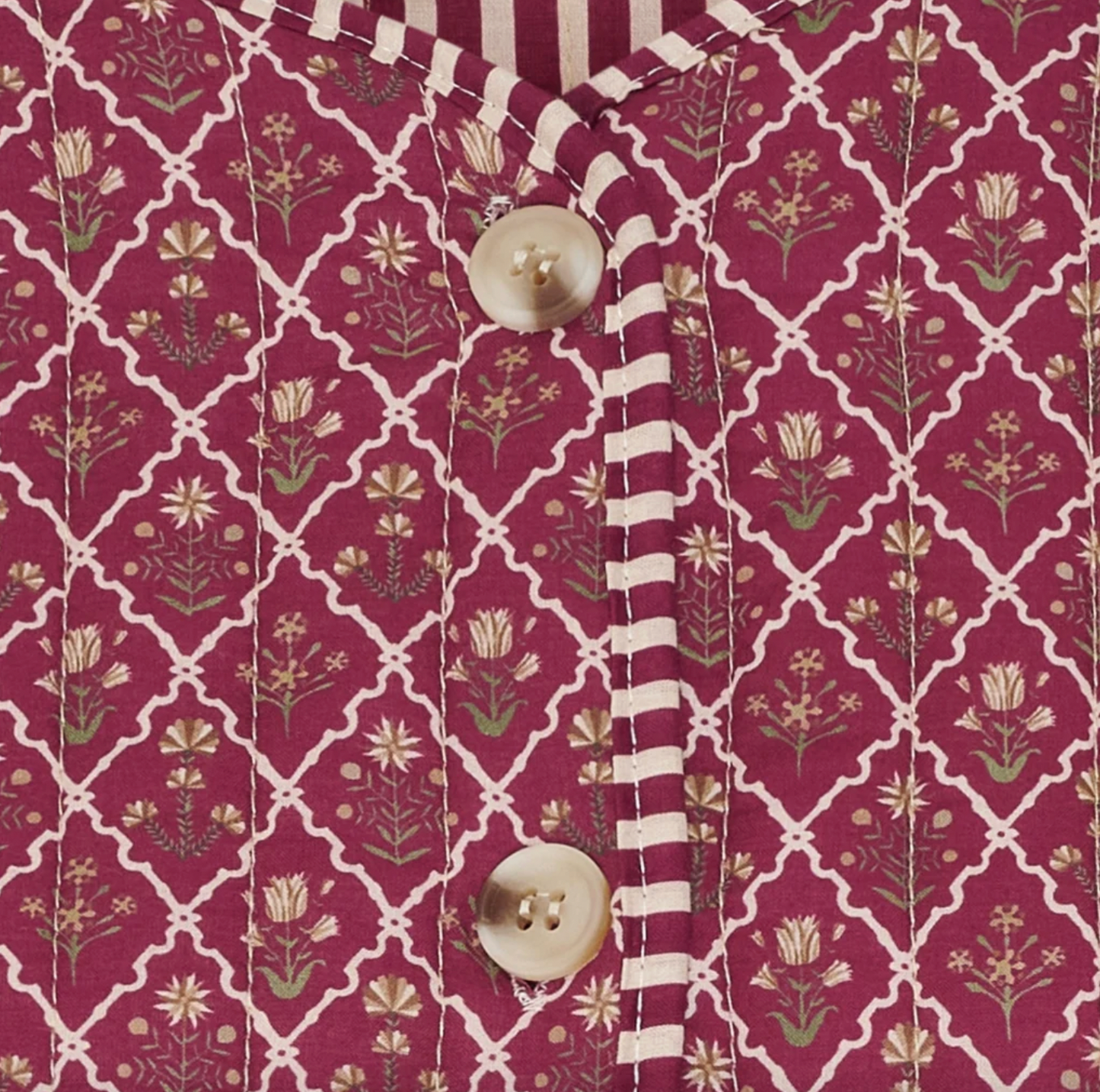 Quilt-Jacke - Bordeaux