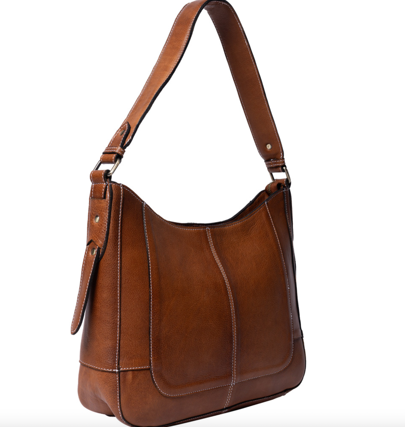 Schultertasche Neri Small - Walnuss