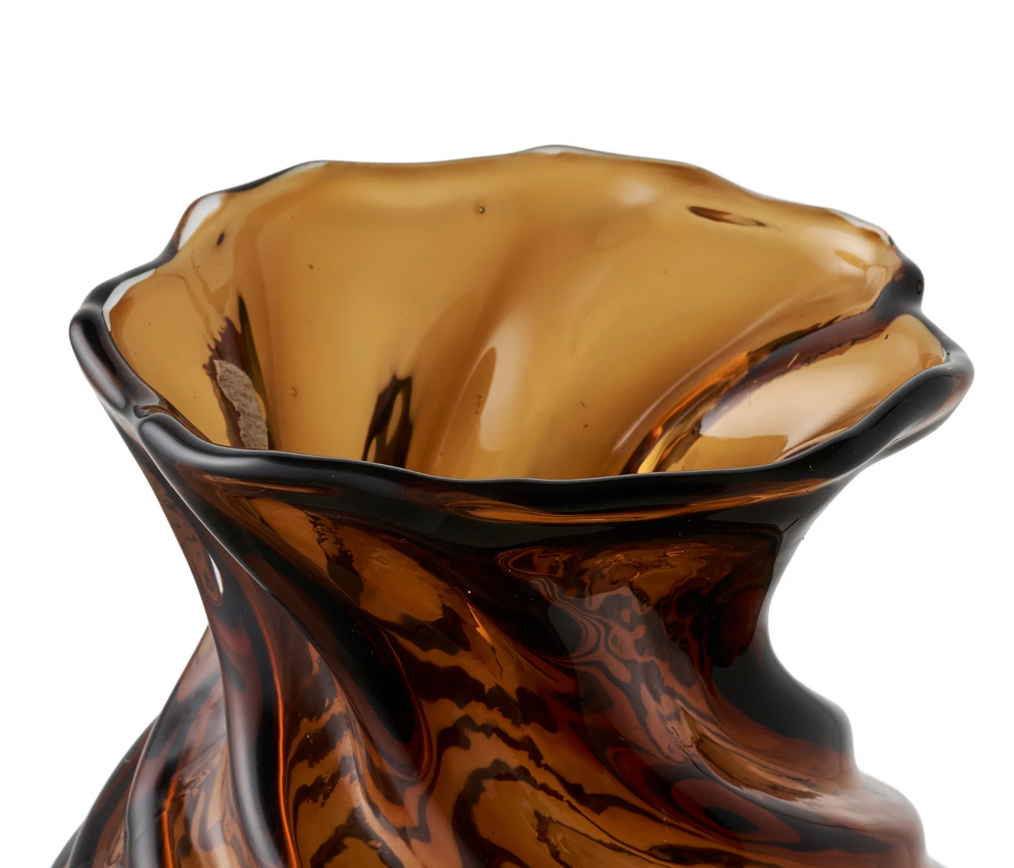 Vase - mundgeblasenes Glas