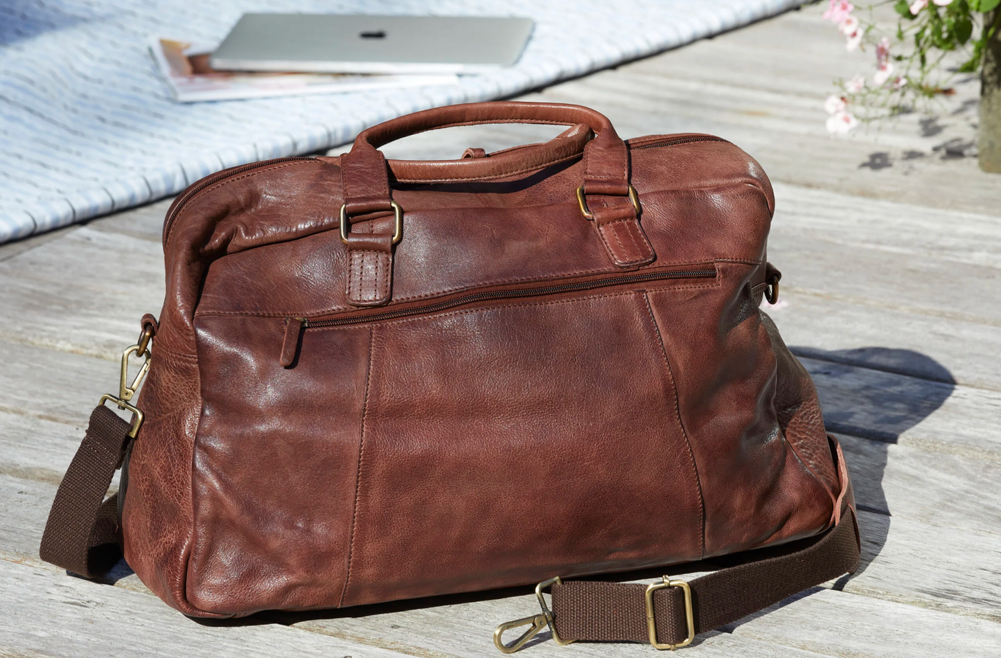 Weekender-Tasche Raw boheme - Brown