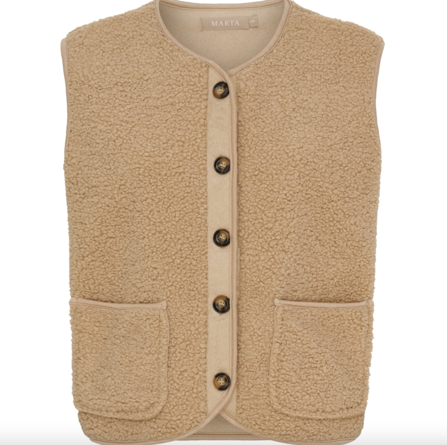 Beige Weste