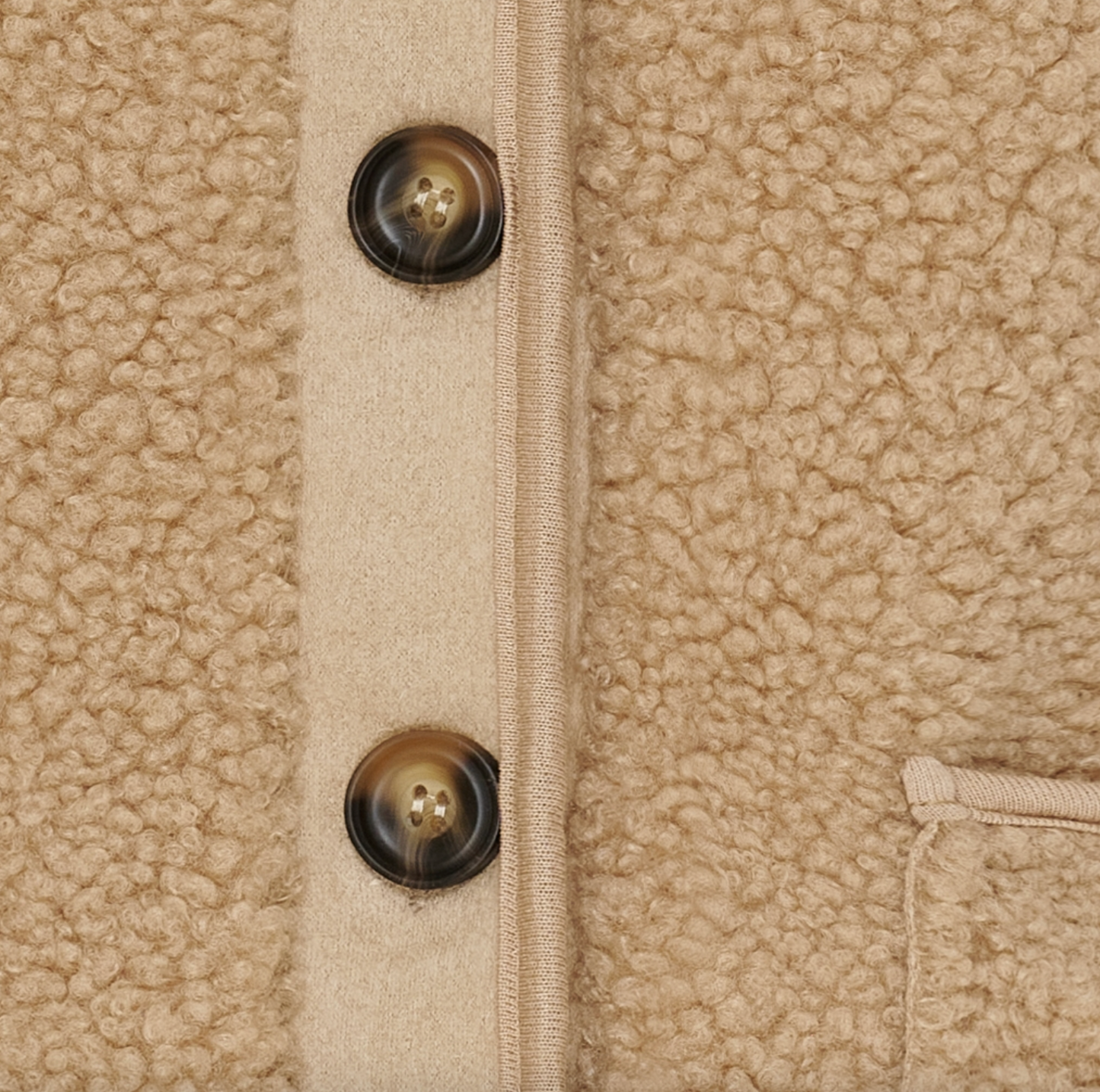 Beige Weste