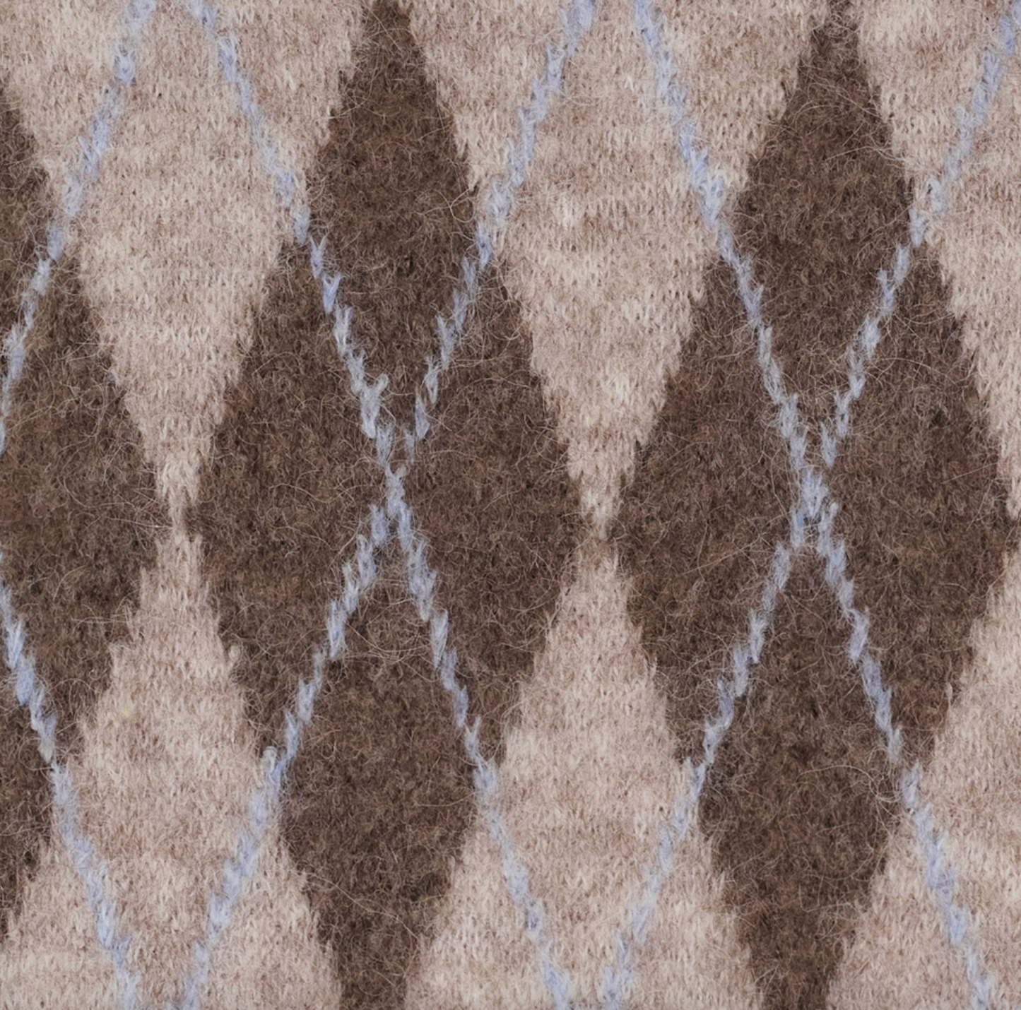 Strick Cora - Beige / blau