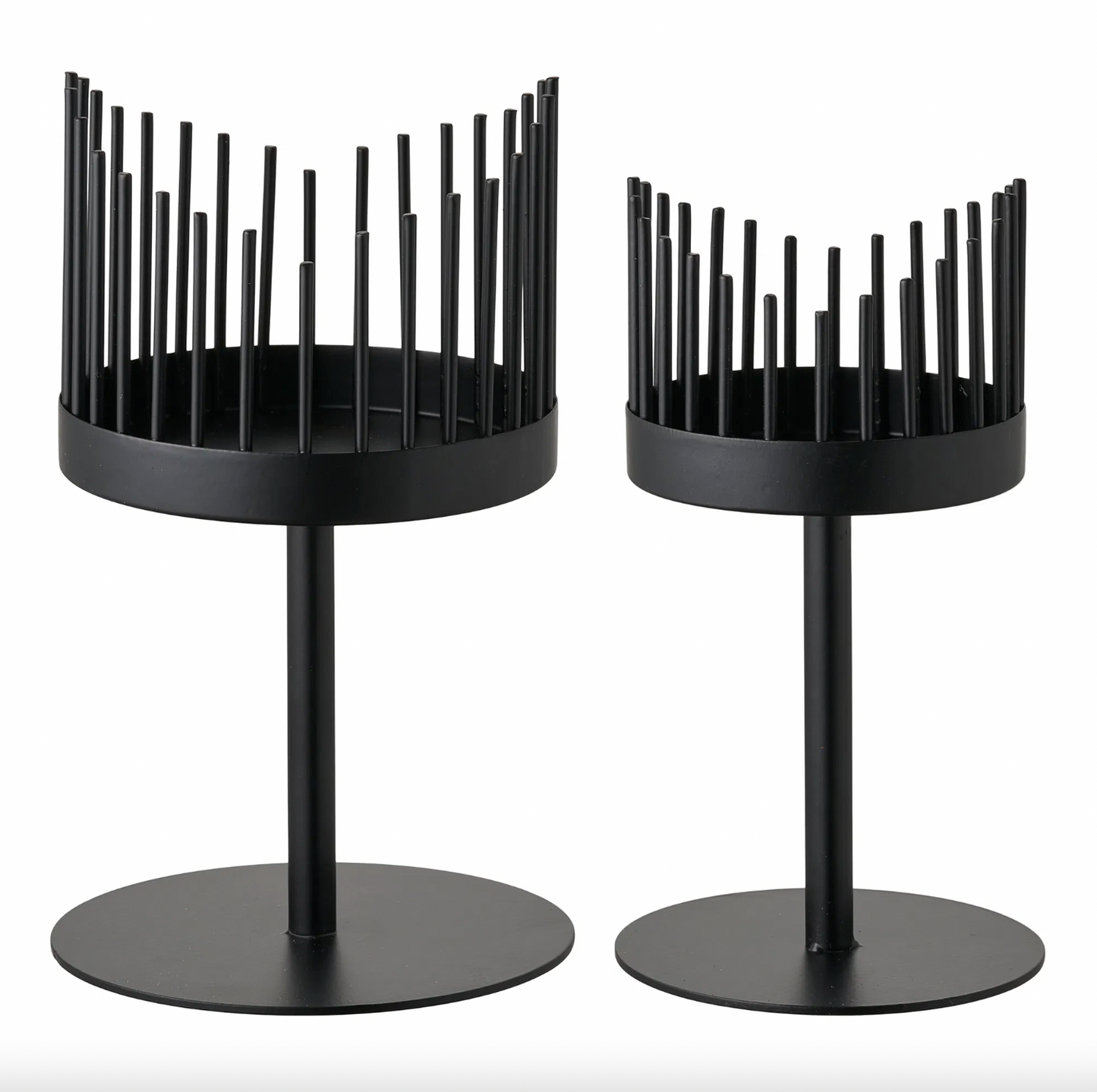 Kerzenhalter für Stumpenkerzen - Set mit 2 Stk.