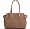Wildleder-Shopper – Taupe
