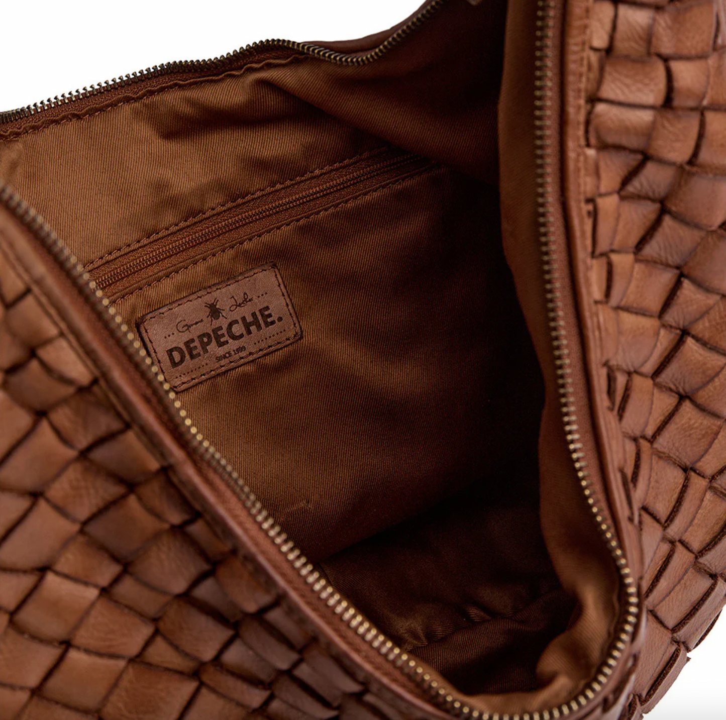 Warsaw Schultertasche - Vintage Cognac