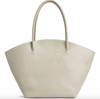 Shopper Croco aus Leder - Sand