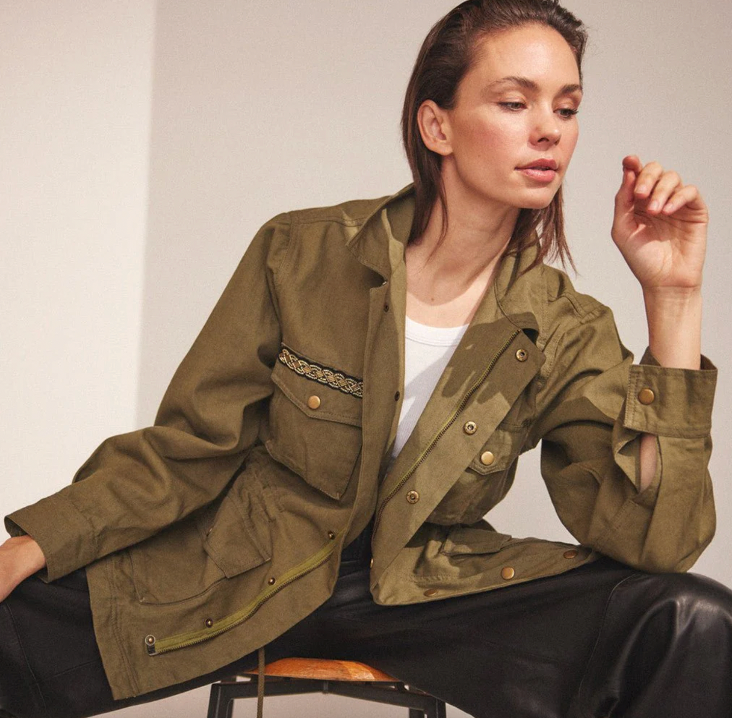 Cargo-Jacke - Khaki