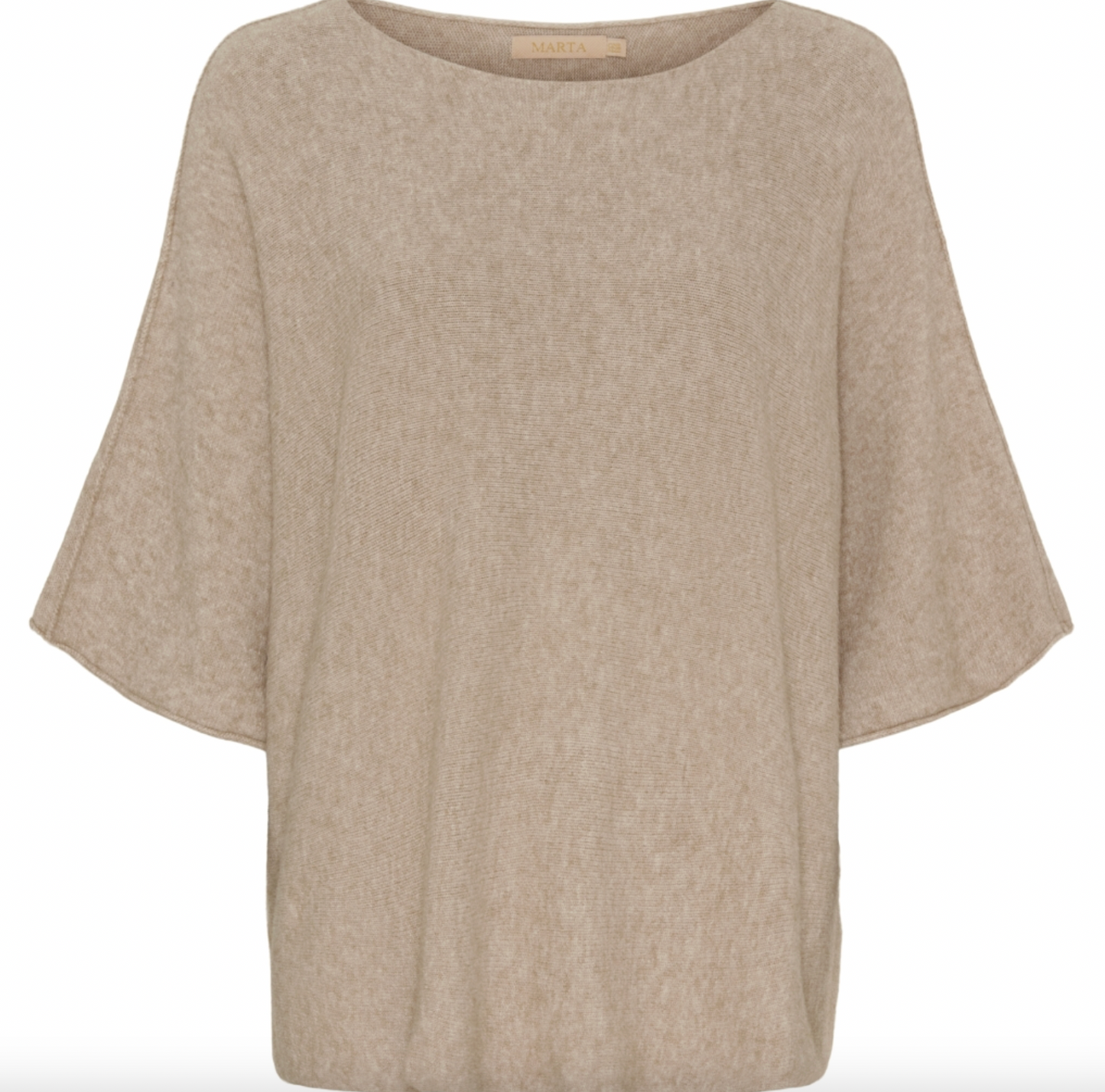 Bluse Sia mittelbeige – Oversize