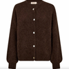 Alpaca Cardigan Depeche - Brown