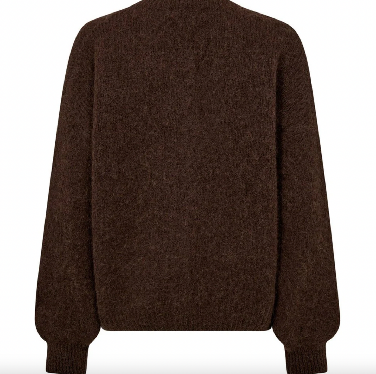 Alpaca Cardigan Depeche - Brown