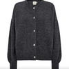 Alpaca-Cardigan Depeche - Grey Melange
