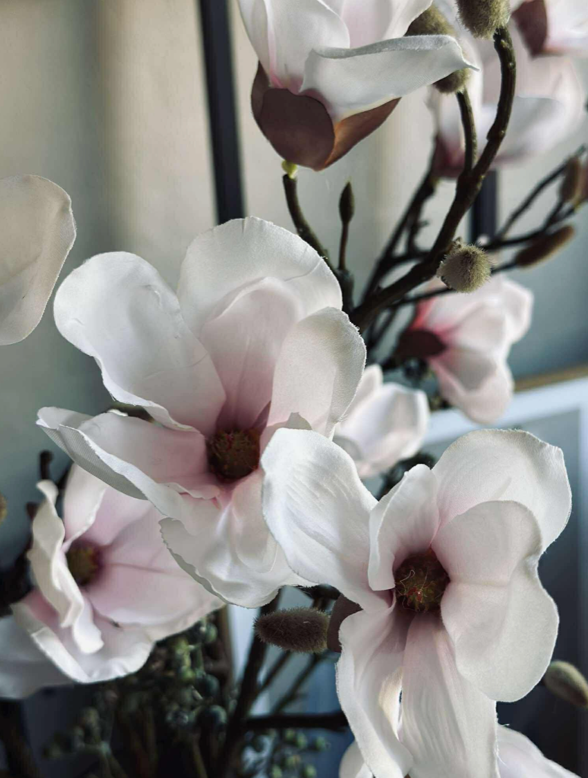 Magnolienzweig - Pink 52cm