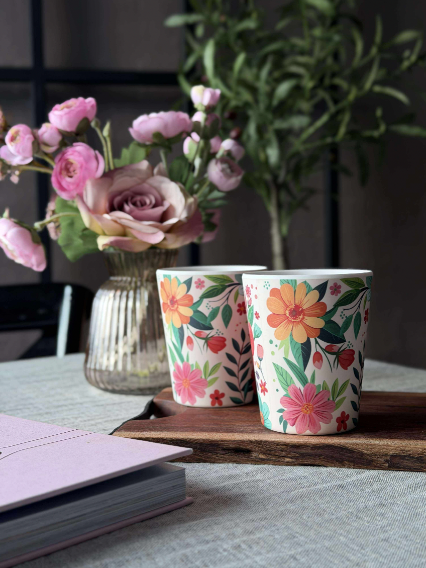 Tasse Flower Melamin