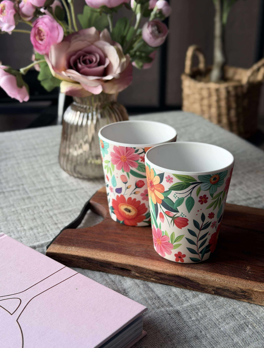Tasse Flower Melamin