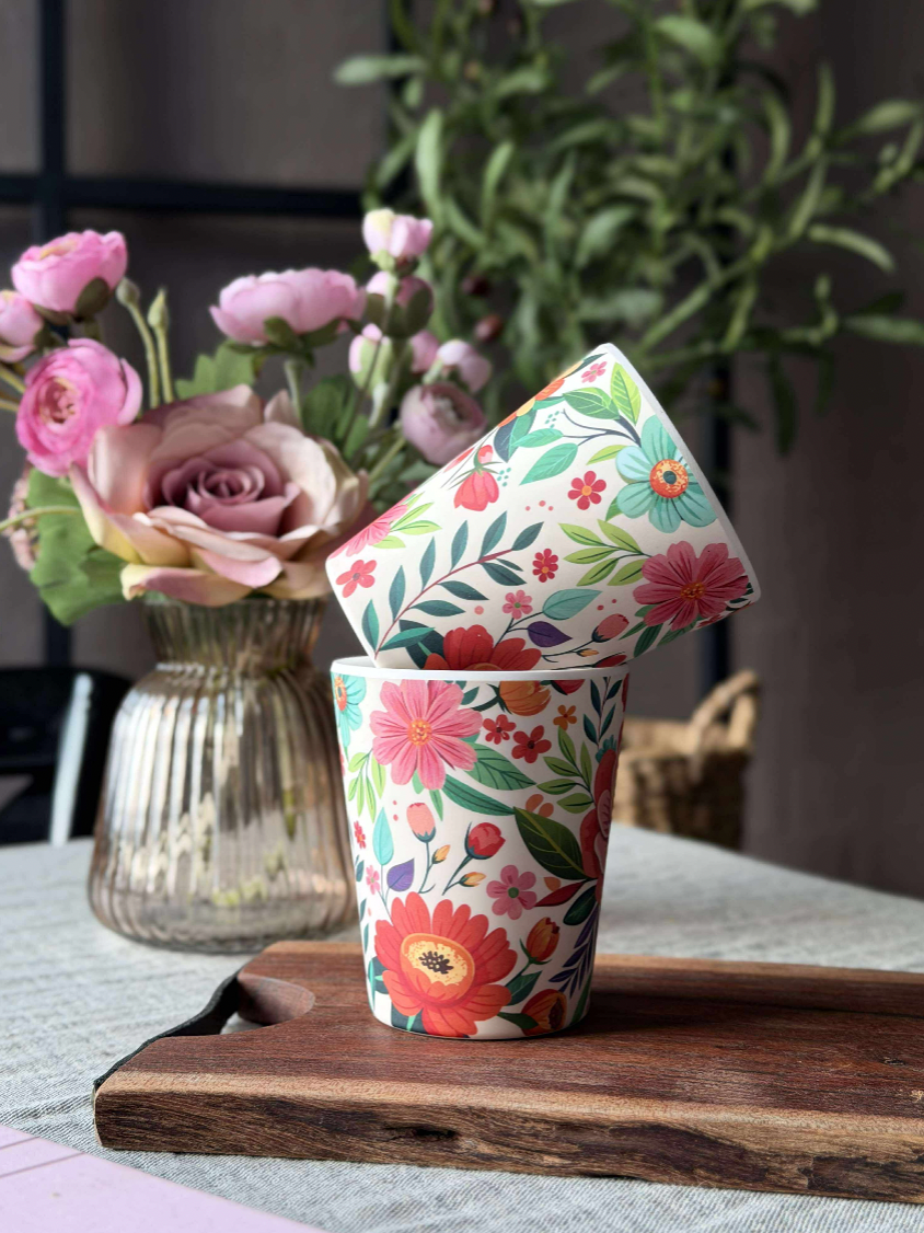 Tasse Flower Melamin