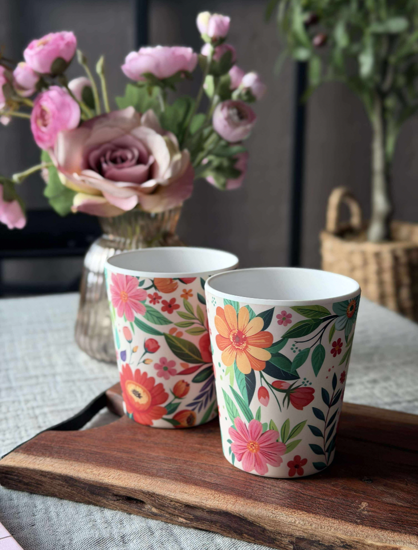 Tasse Flower Melamin