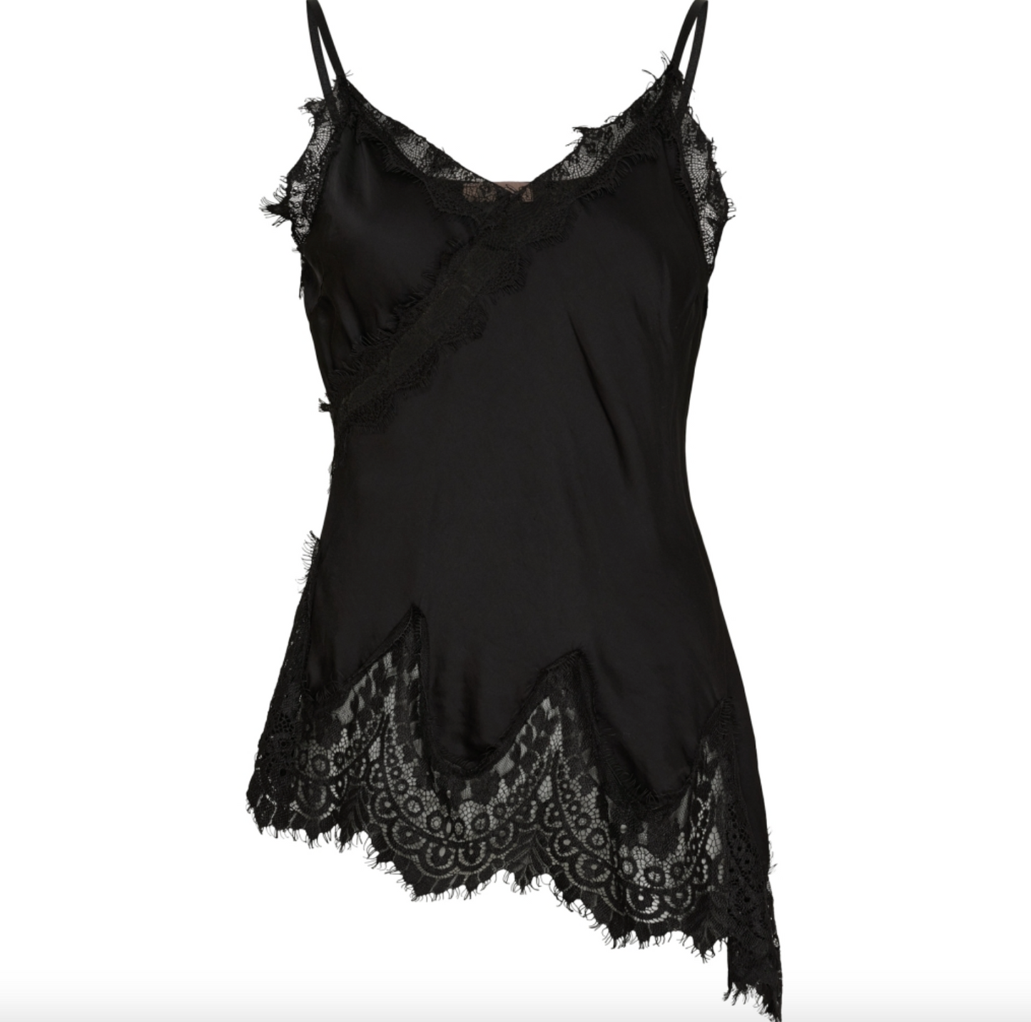 Asymmetrisches Top - Black