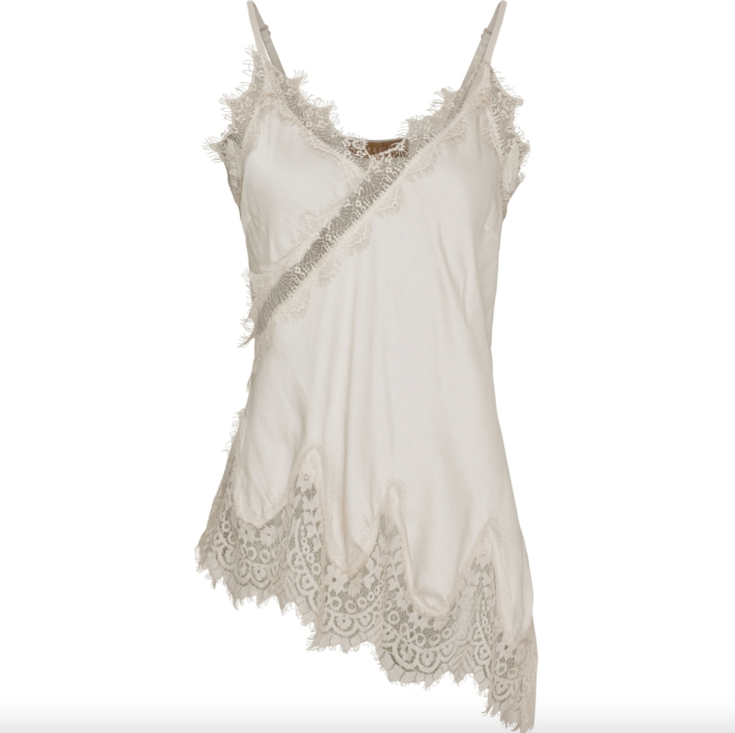 Asymmetrisches Top - Beige