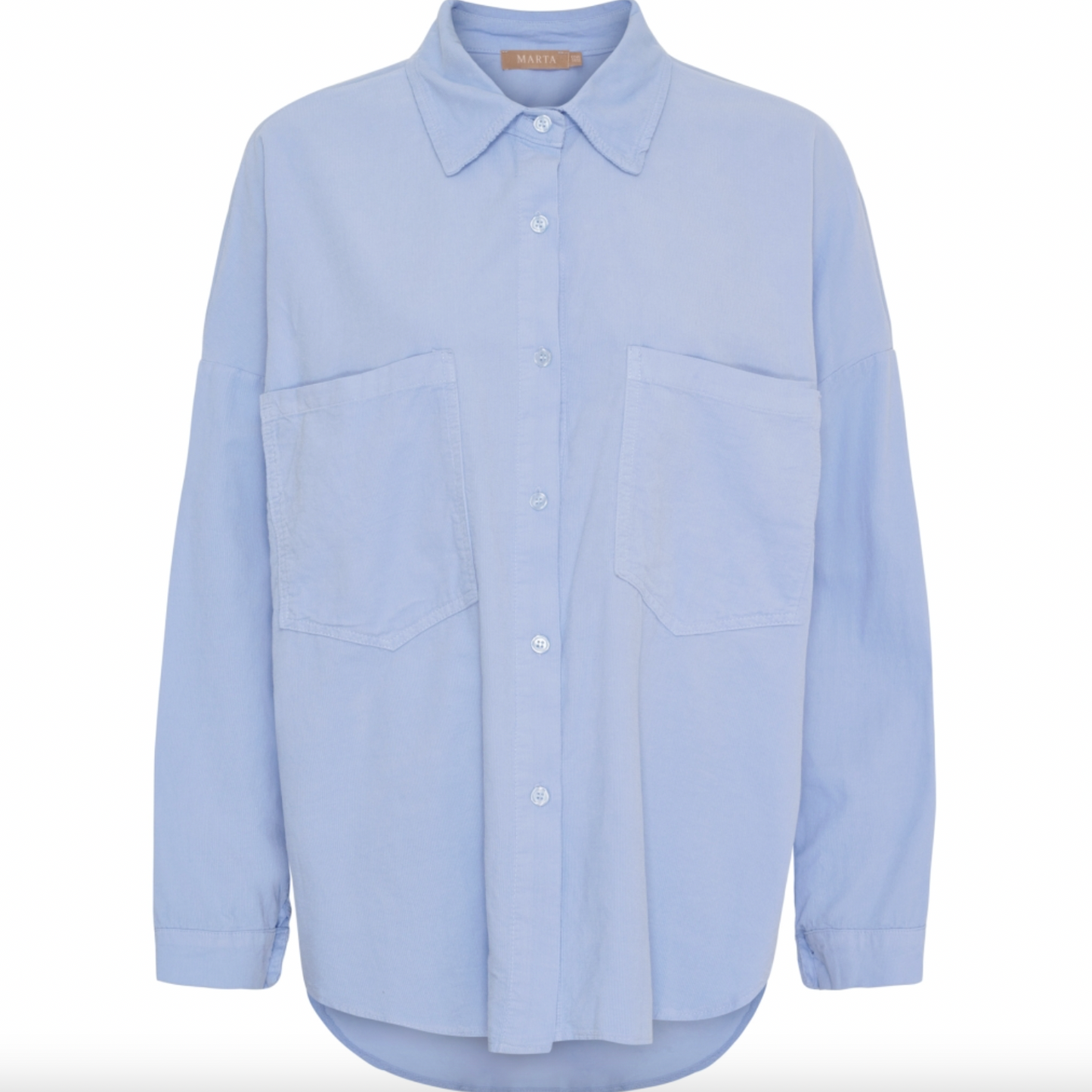Hemd Babycord - Blau