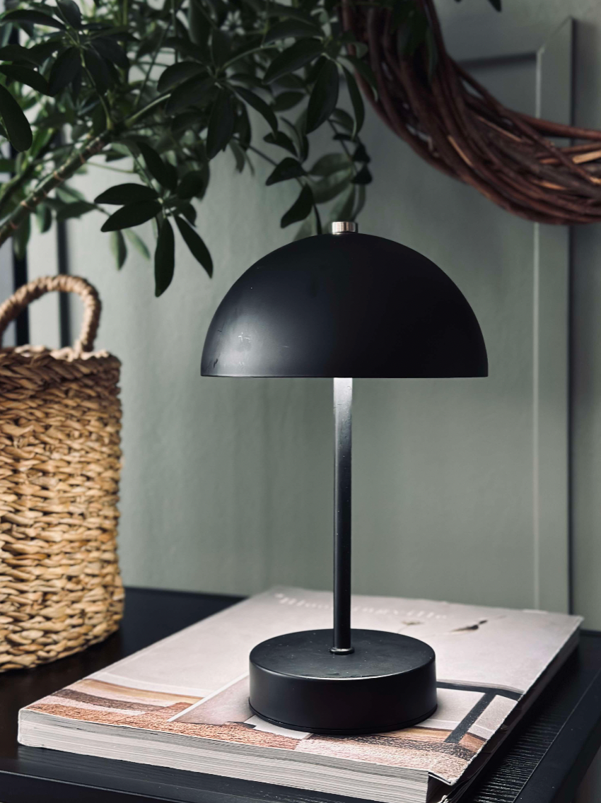 Tischlampe mit Touch - Schwarz