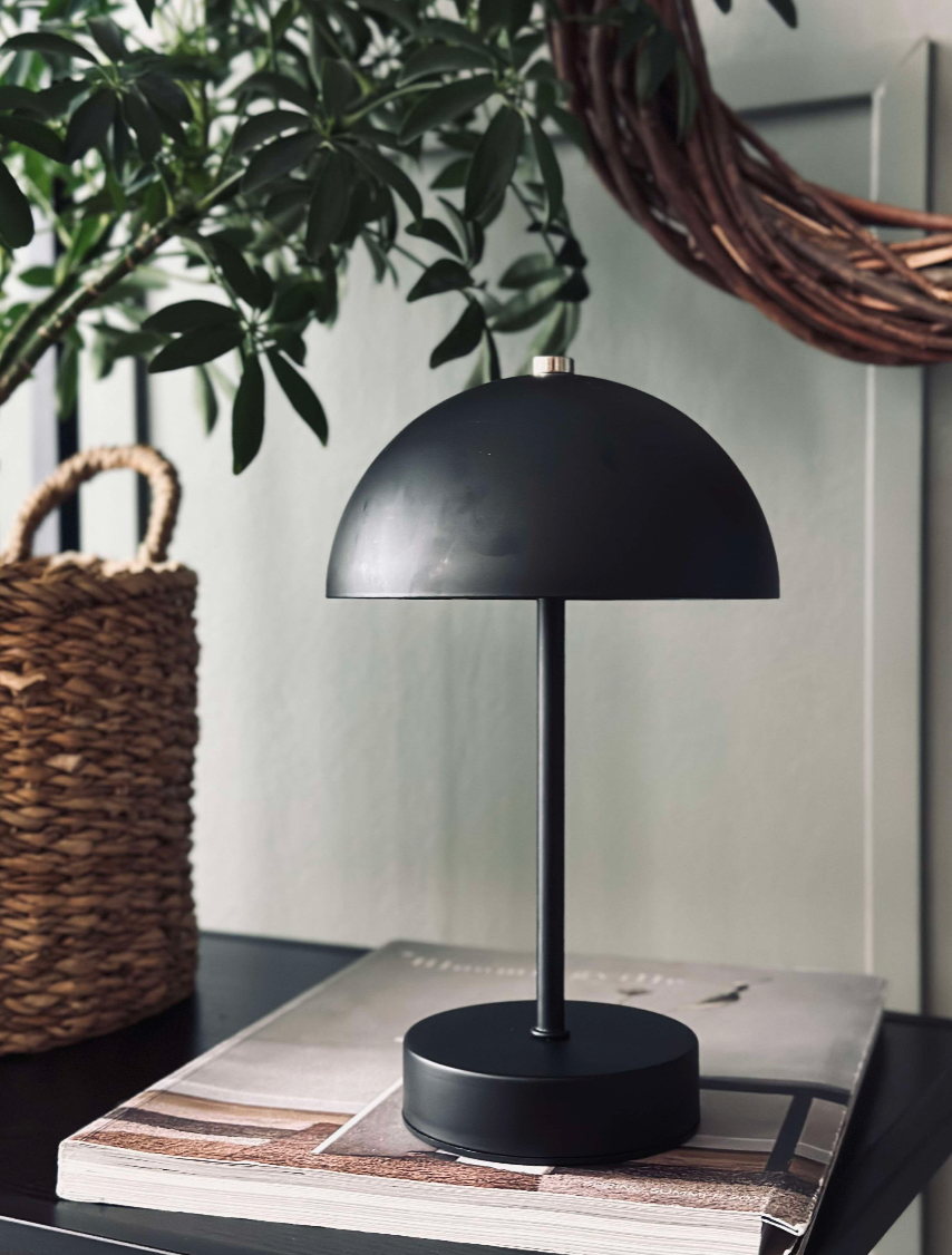 Tischlampe mit Touch - Schwarz
