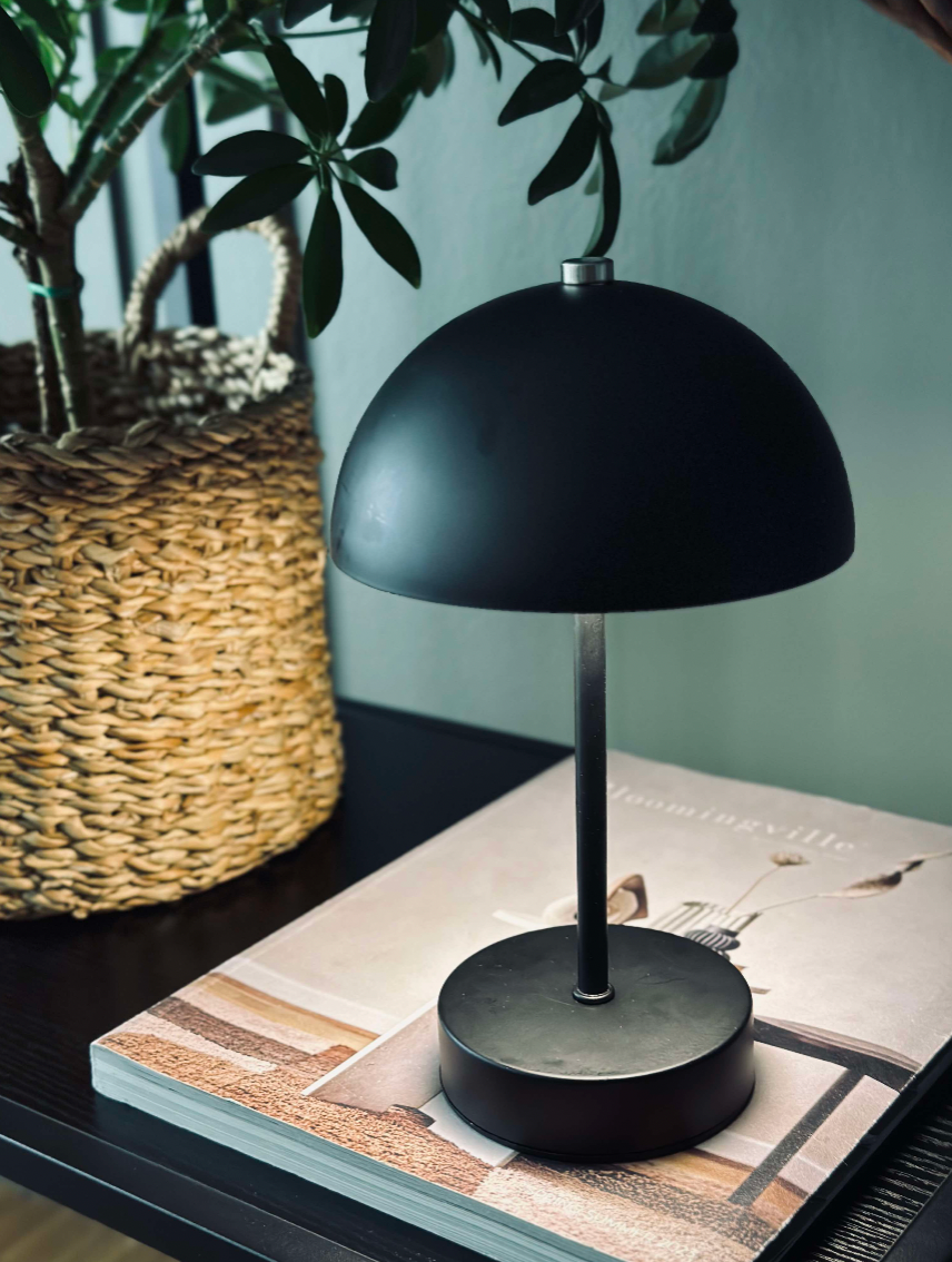 Tischlampe mit Touch - Schwarz