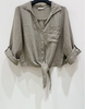 Hemd NALA Taupe - 100% Leinen