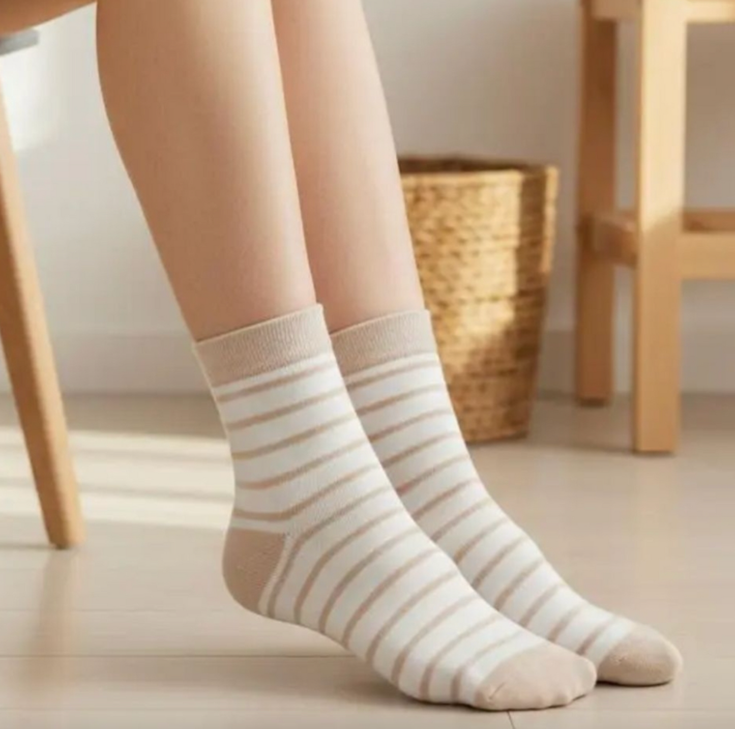 Socken Marta taupe - Gr. 37-41
