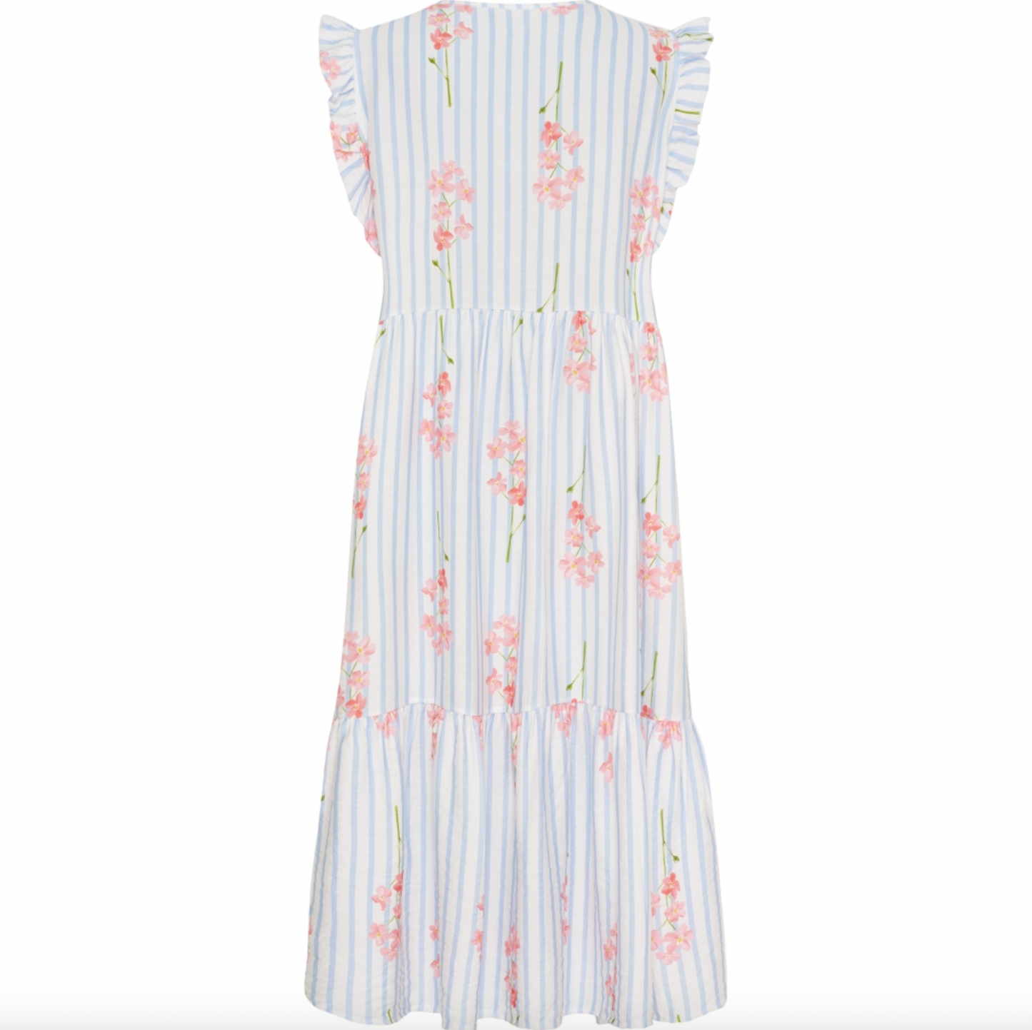 Kleid Anika Strib - Blau