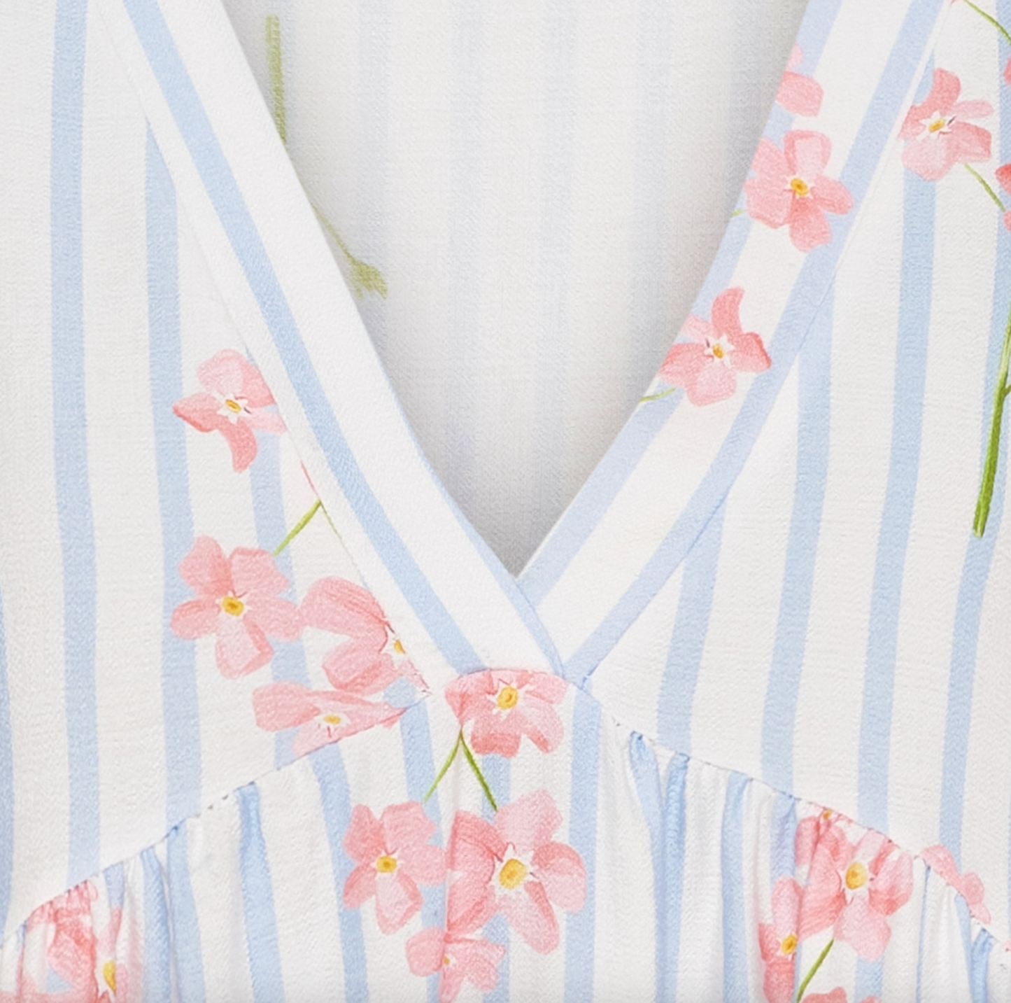 Kleid Anika Strib - Blau