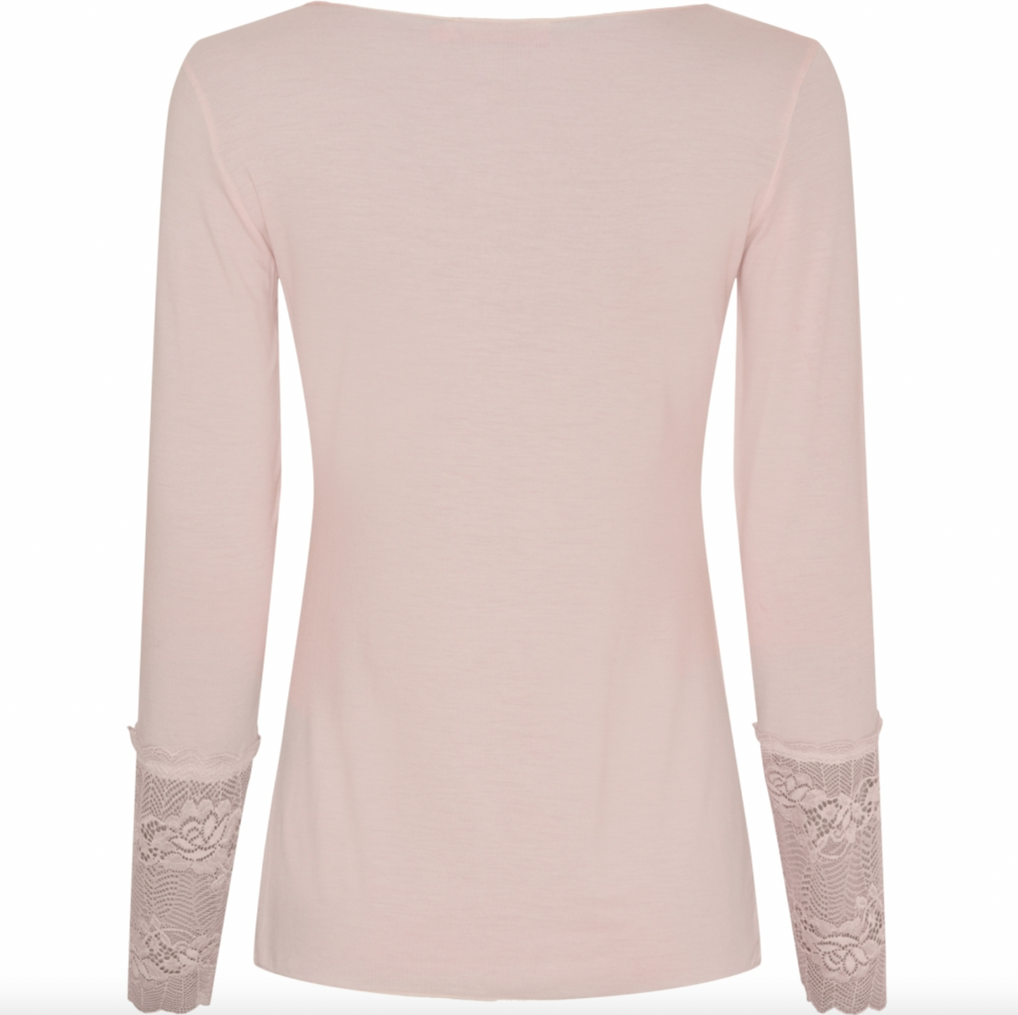 Bluse BASIS mit Spitzenbesatz – Cipria