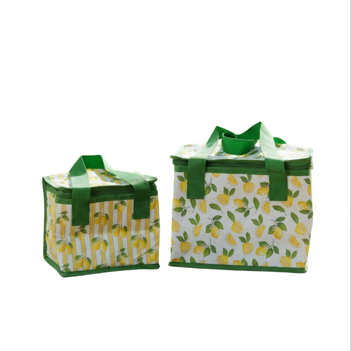 Kühltaschen 2er-Pack mit Zitronenprint