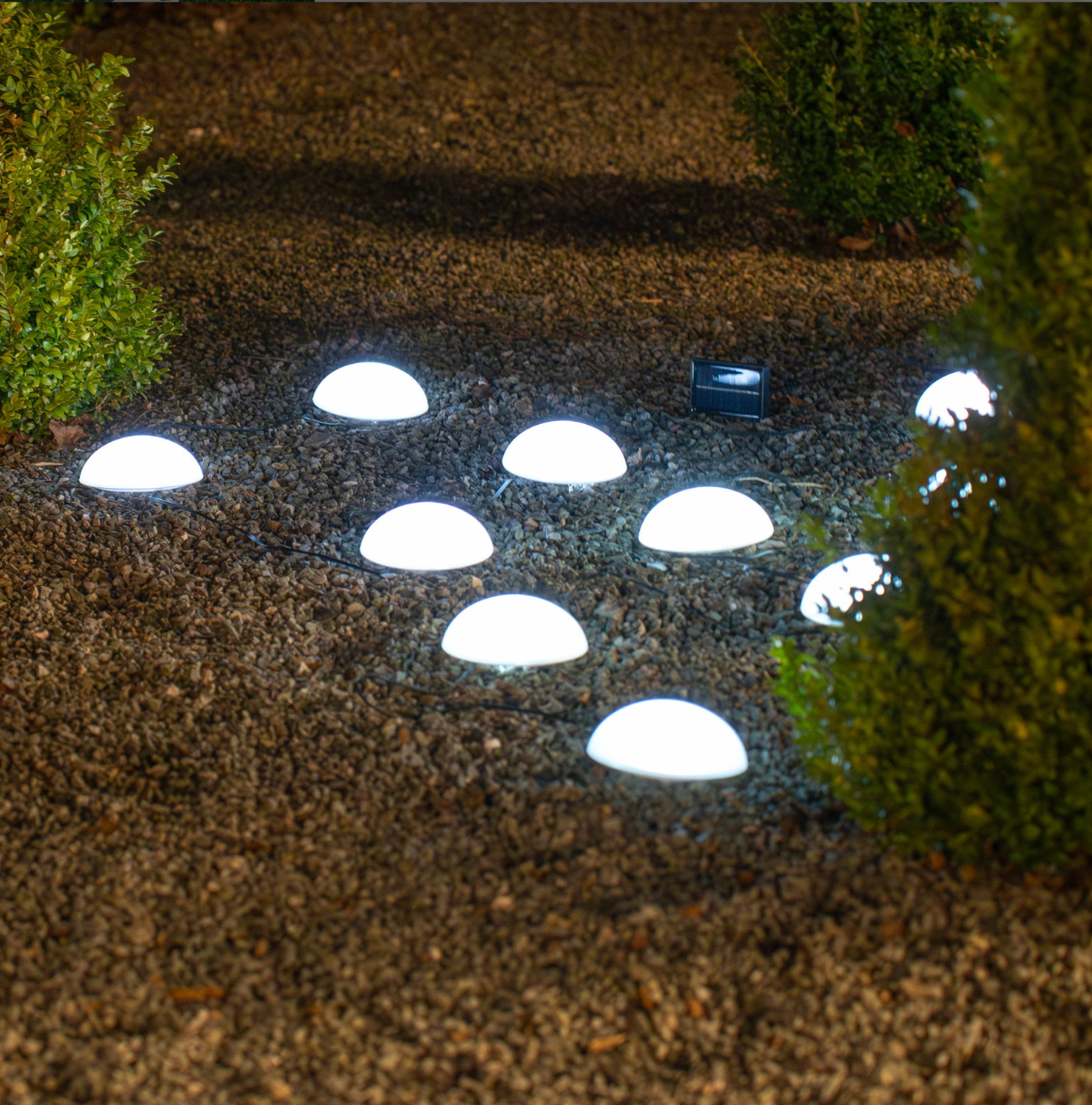 Solar Halbkugel LED-Lampe - 5er-Pack