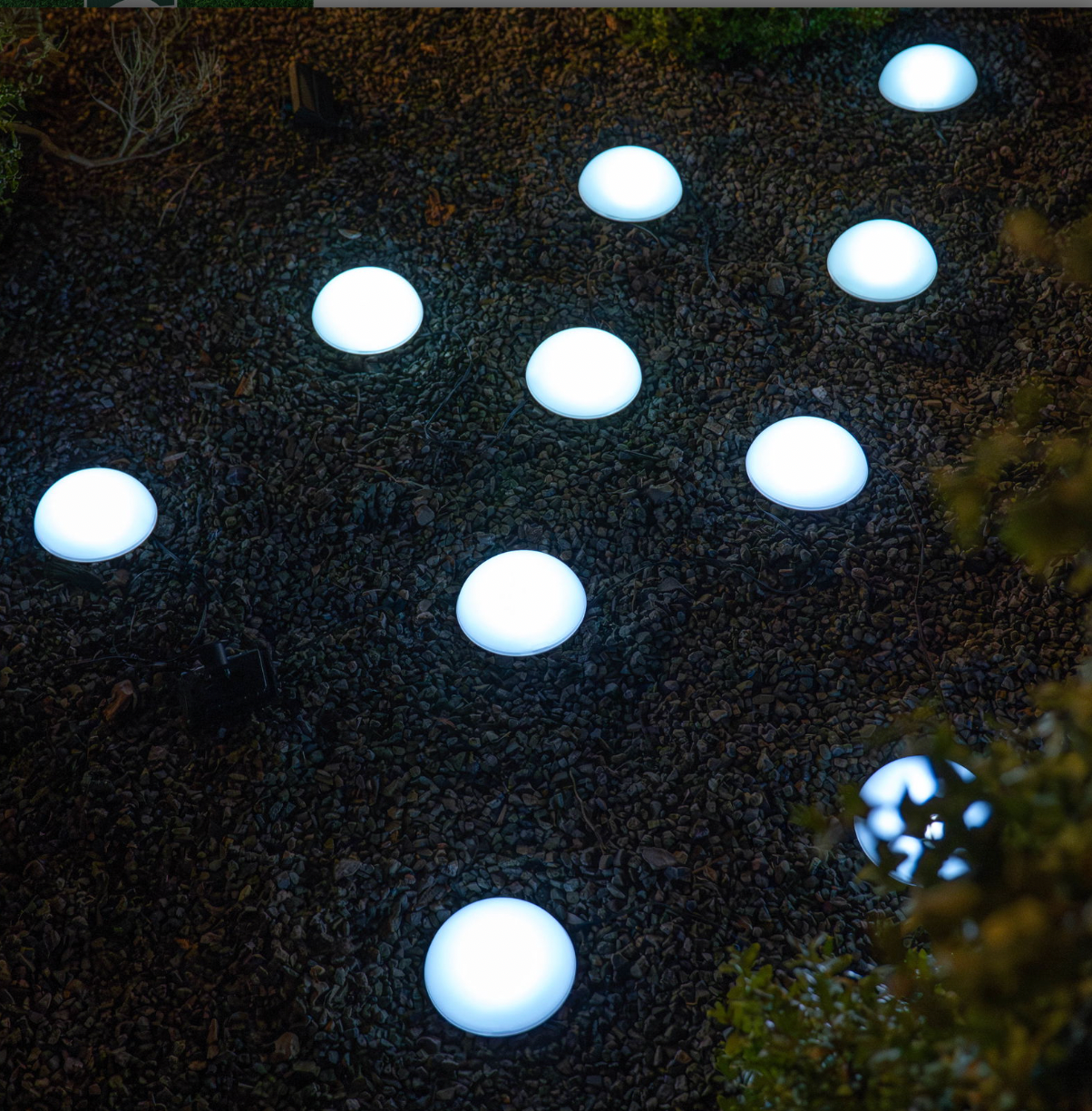 Solar Halbkugel LED-Lampe - 5er-Pack