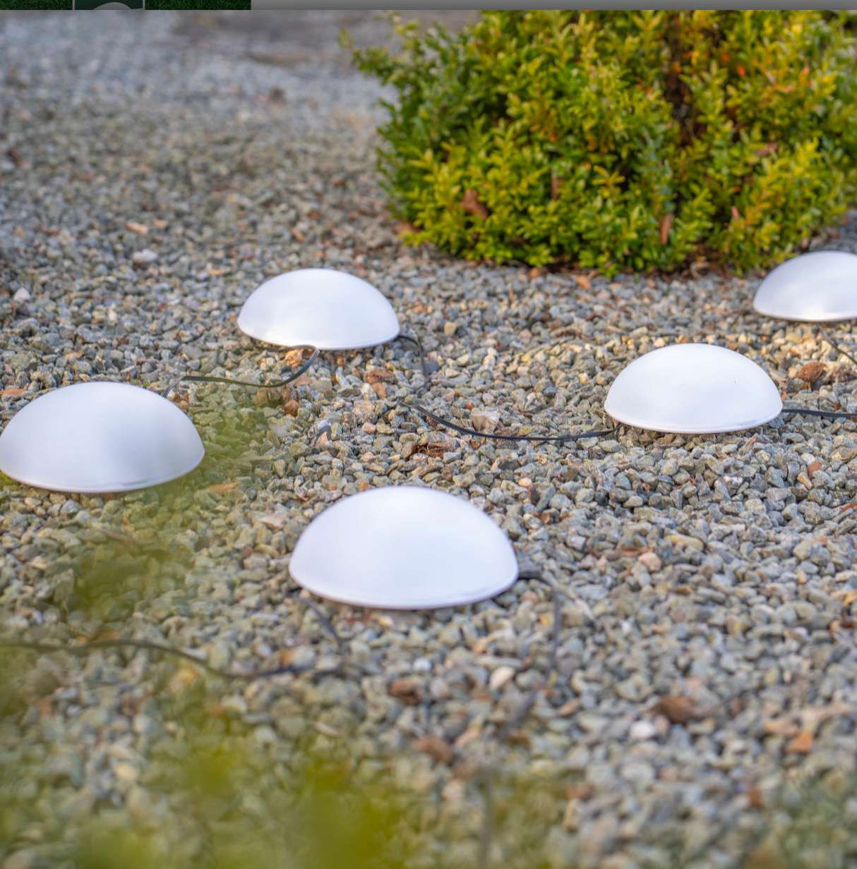 Solar Halbkugel LED-Lampe - 5er-Pack