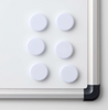 Magnete für Whiteboards - Weiß 6 Stk