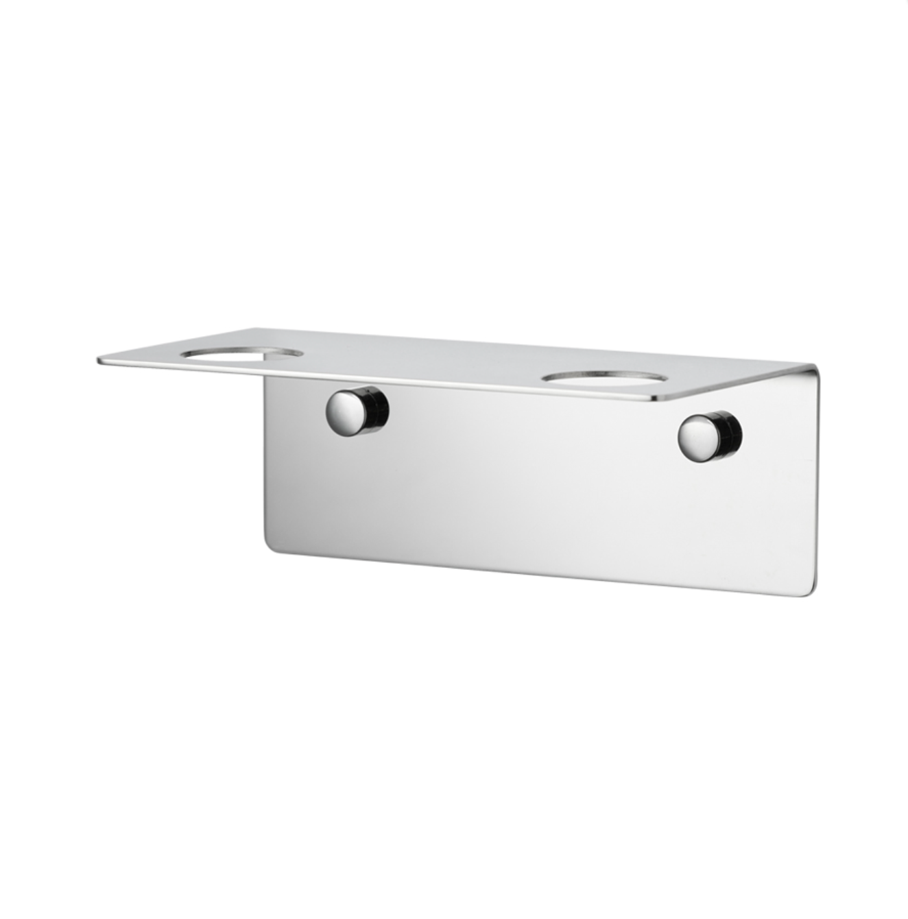 Doppelhalter für Spender – Chrom