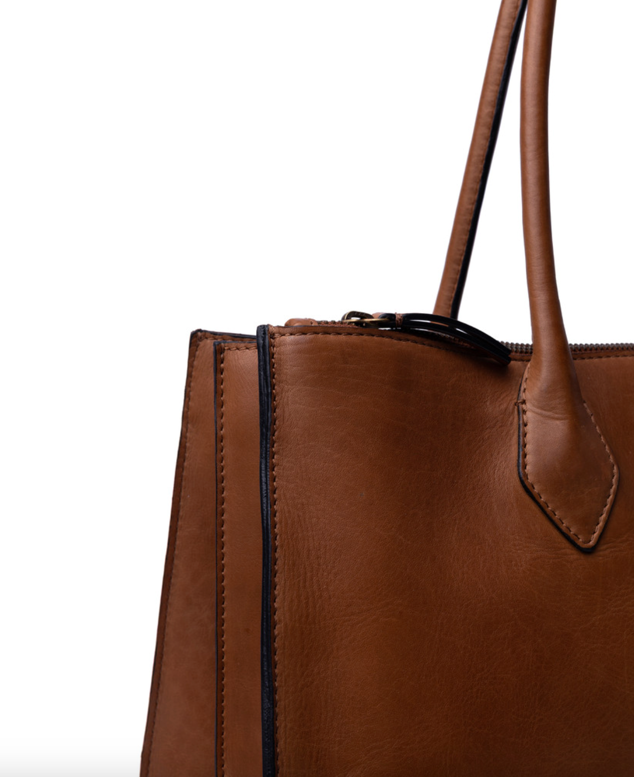 Schultertasche Ora Big - Cognac