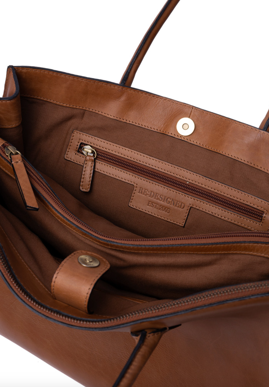 Schultertasche Ora Big - Cognac