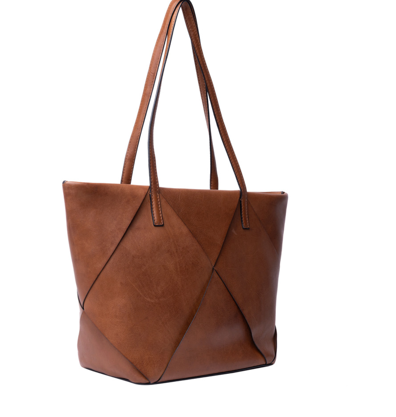 Schultertasche Olia Cognac