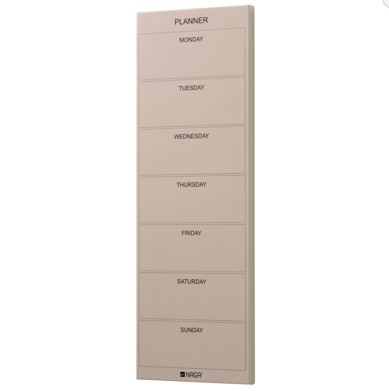 Magnetische Tafel Braun - Wochenplaner
