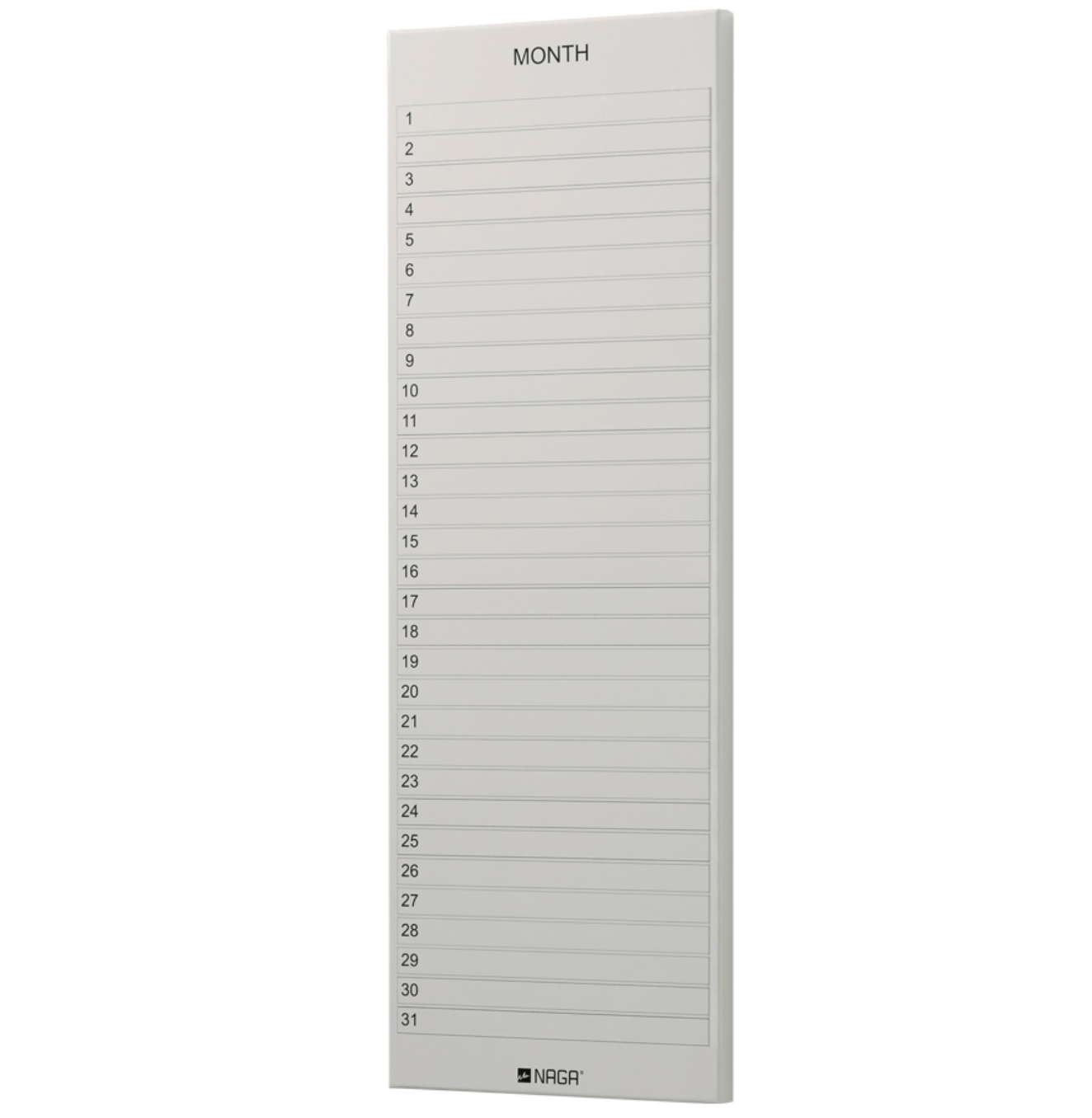 Magnettafel Braun - Monatsplaner
