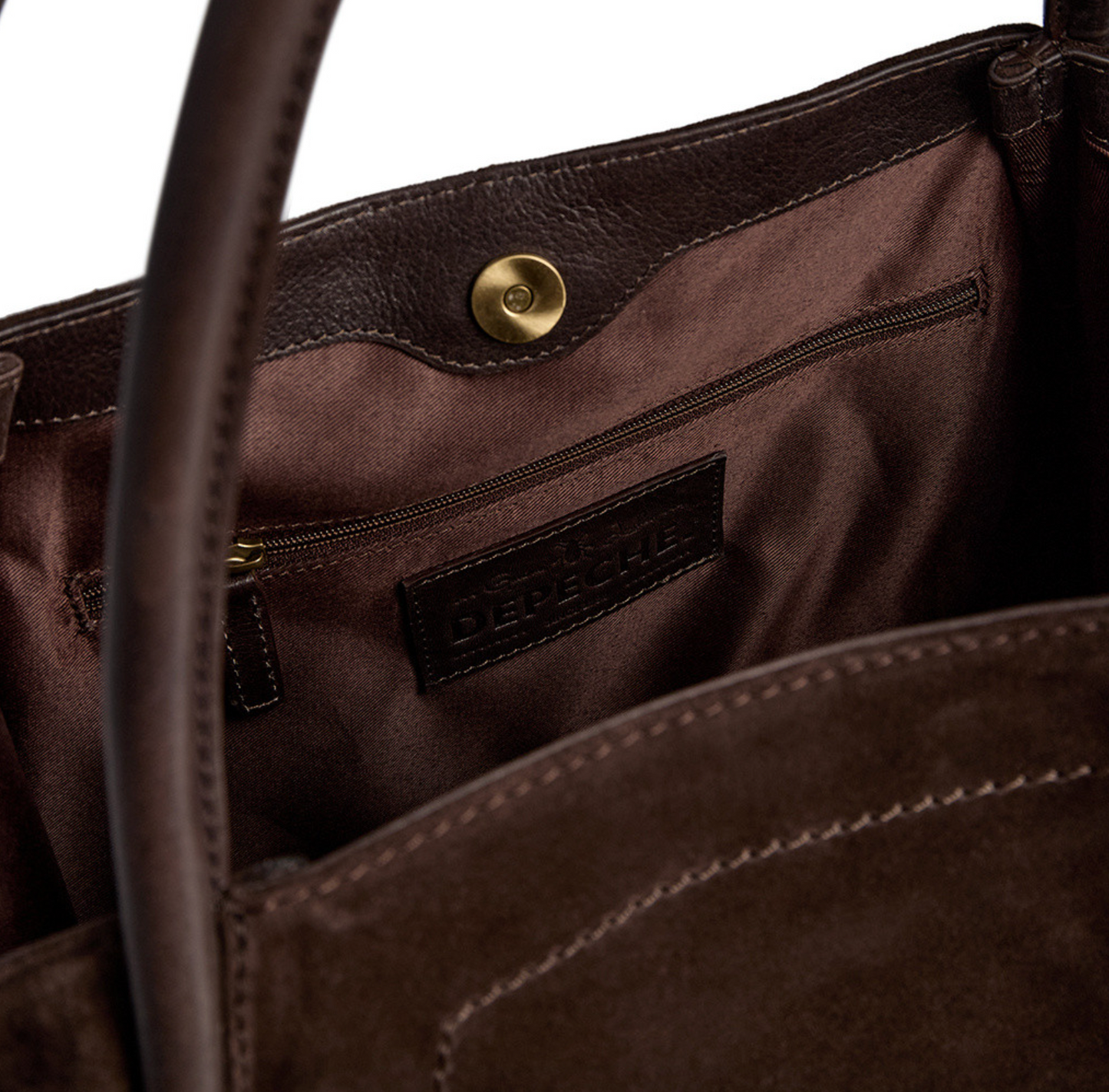 Shopper Wildleder - Choko