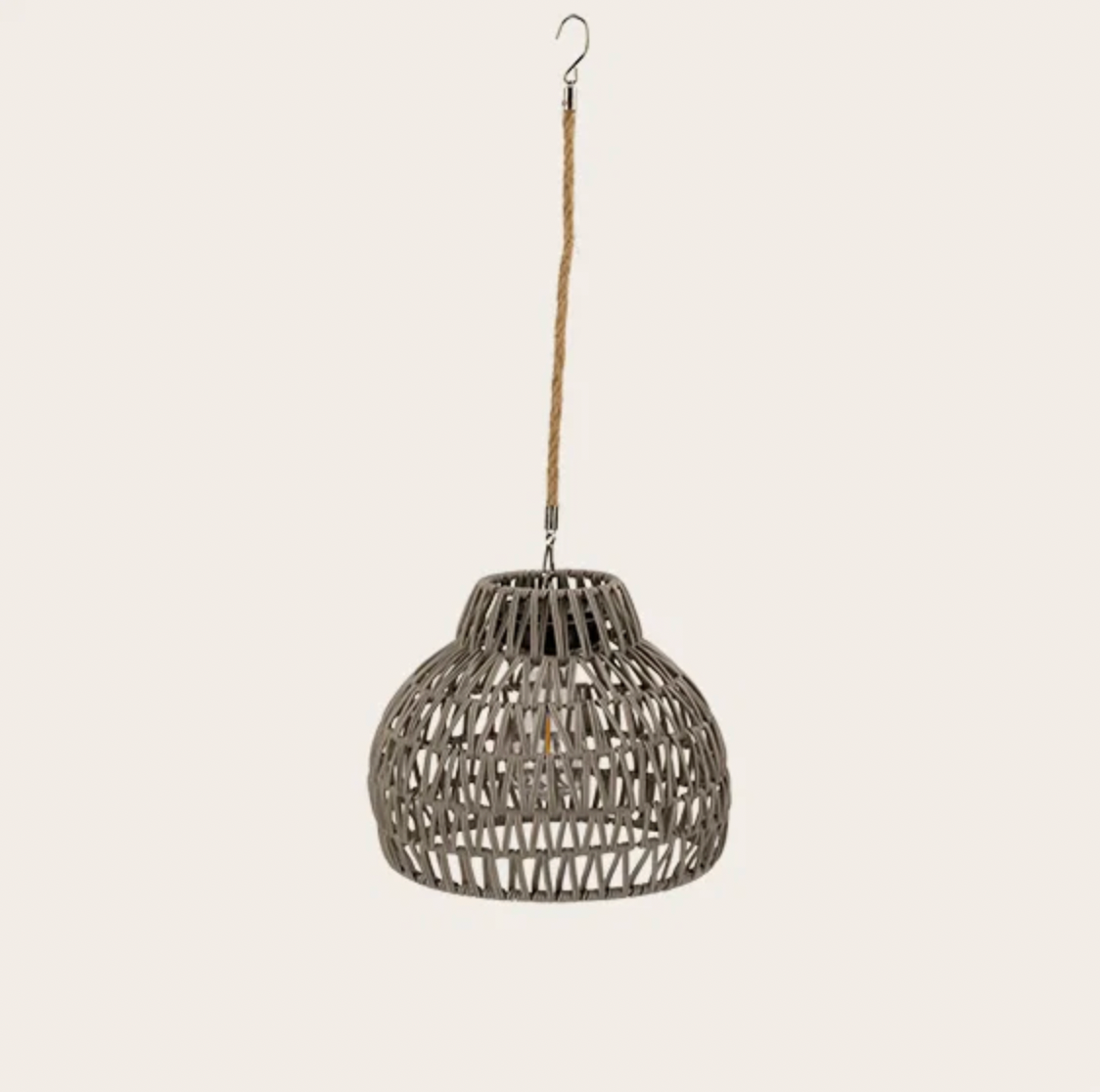 Lampe für innen und außen - Grau