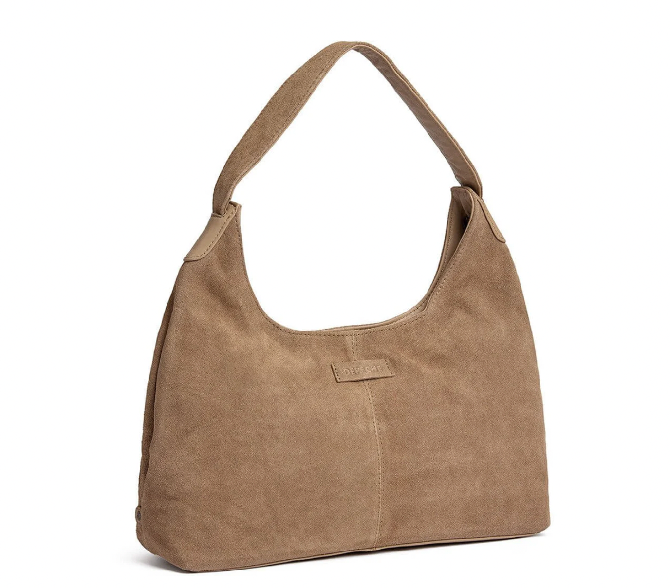 Schultertasche Bilbao Veloursleder