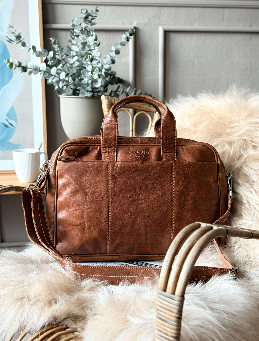 Laptop-Tasche BELLO - Cognac