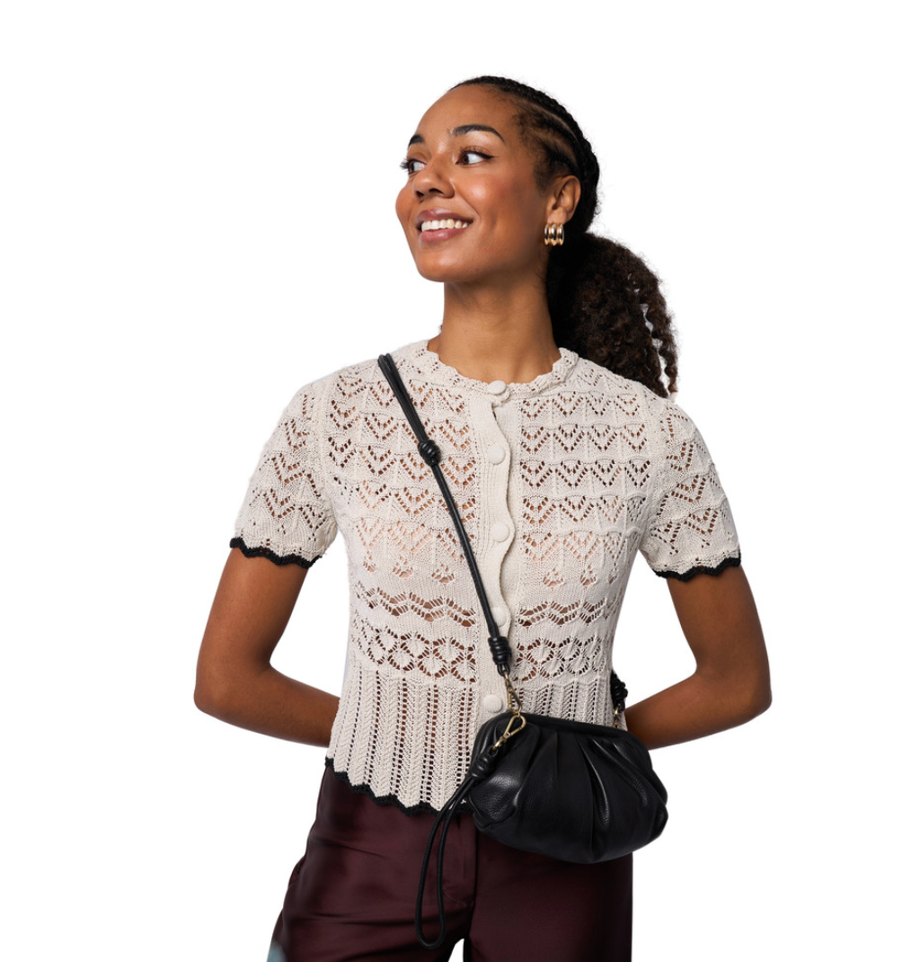 Clutch / Ledertasche Noha Black
