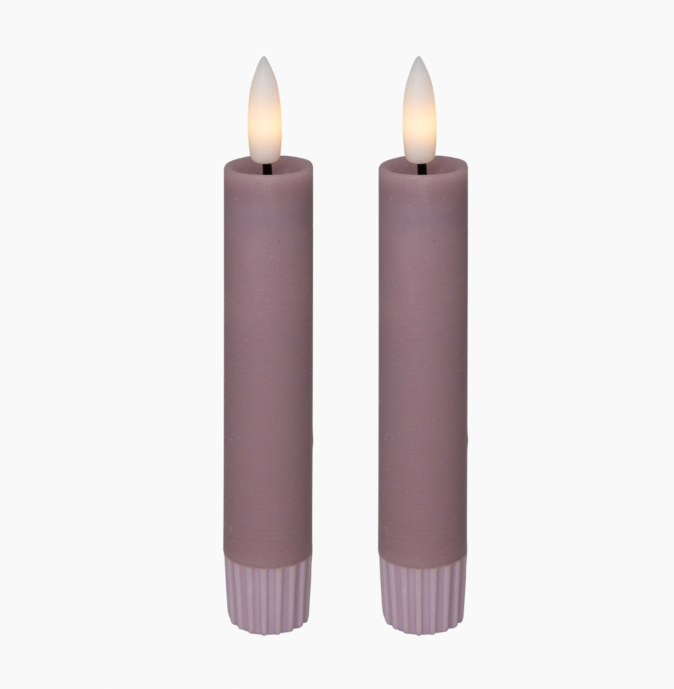 LED Stabkerze 11 cm - Rosa